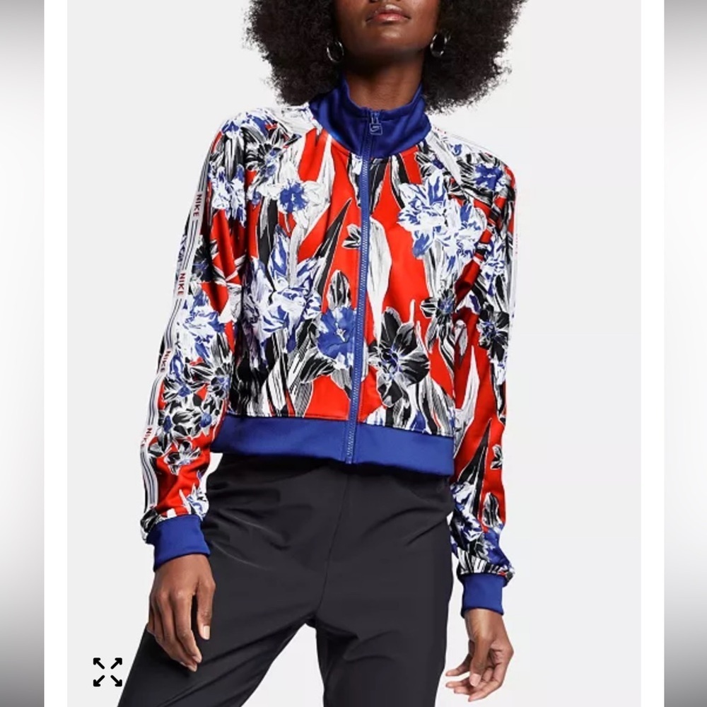 Nike Women's Sportswear Hyper Fem Printed Track Jacket size M